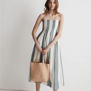 Madewell Pleated Midi Dress